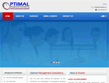Tablet Screenshot of optimalqatar.com
